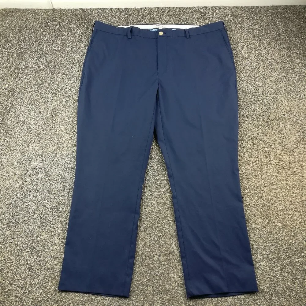 2023 Peter Millar Pants Raleigh Performance Chino Golf 42x28 Navy Blue $160